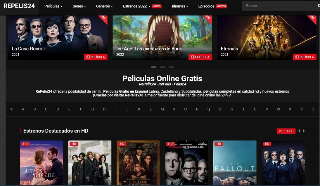 Repelis24: Streaming Platform for Movies and Series